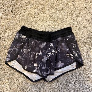 lululemon athletica Black and Gray Athletic Shorts